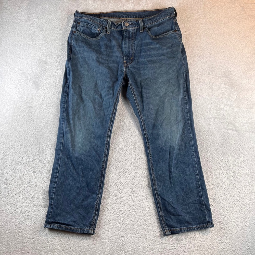 Levi's 541 Athletic Taper Blue Denim Jeans Mens 36x29 fits 35x25 Medium Wash